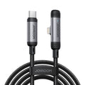 Καλώδιο Joyroom S-A56 EnjoyX Series 90° USB-C - Lightning 30W 1.2m Μαύρο | www.lightgear.gr
