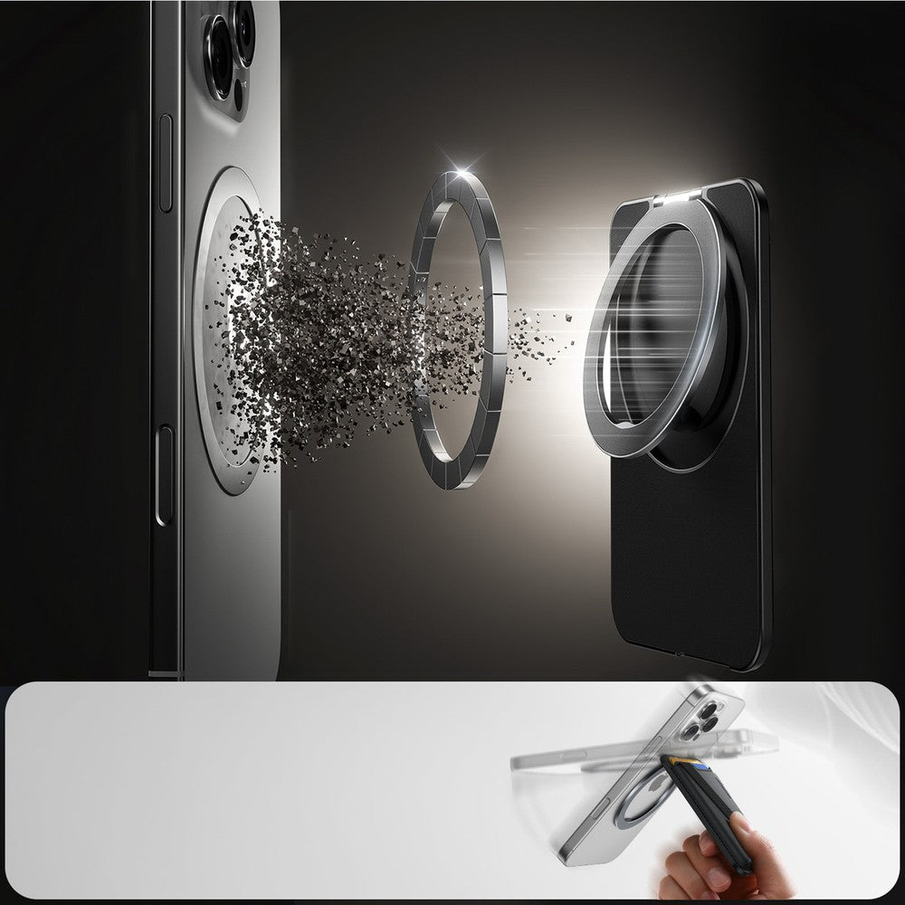 Magnetic Wallet Joyroom JR-ZS432 με MagSafe Μαύρο | www.lightgear.gr