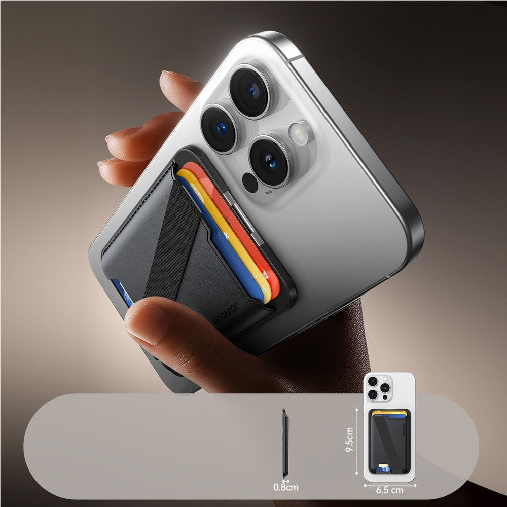 Magnetic Wallet Joyroom JR-ZS432 με MagSafe Μαύρο | www.lightgear.gr