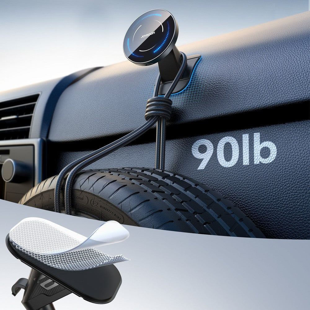 Car Holder Joyroom JR-ZS502 MagSafe Compatible με Wireless Charger για Air Vent/Dashboard Μαύρο | www.lightgear.gr