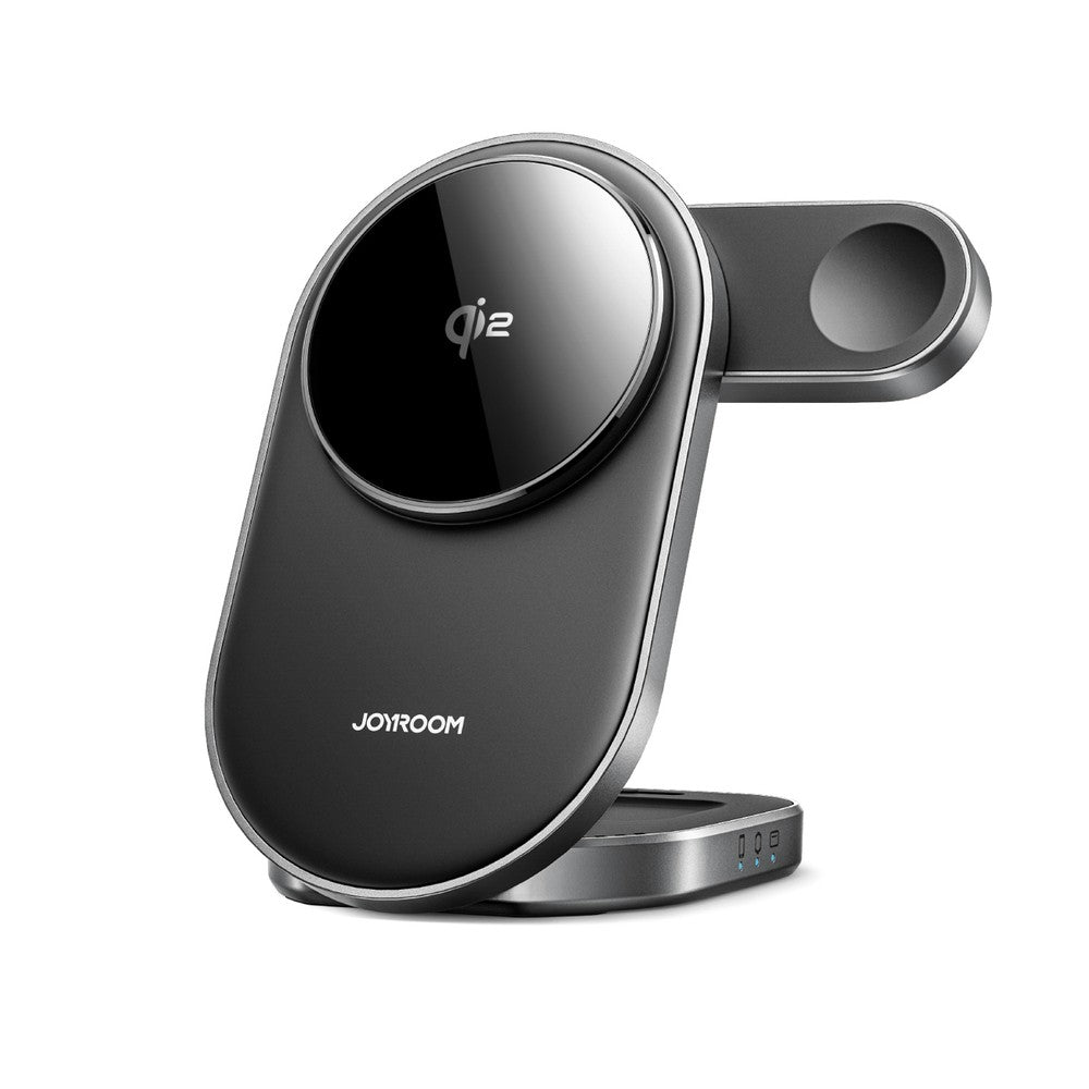 Ασύρματος Φορτιστής Qi 3-in-1 Joyroom JR-W17 Μαύρο | www.lightgear.gr