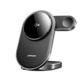 Ασύρματος Φορτιστής Qi 3-in-1 Joyroom JR-W17 Μαύρο | www.lightgear.gr