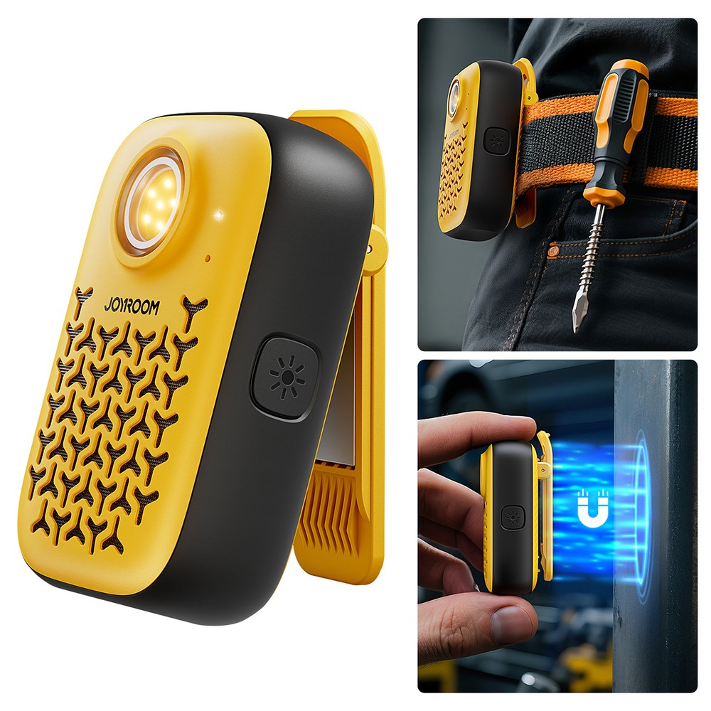 Φορητό Bluetooth Ηχείο Joyroom Maya JR-MS03 με Ενσωματωμένο Φακό Ανθεκτικό Κίτρινο | www.lightgear.gr