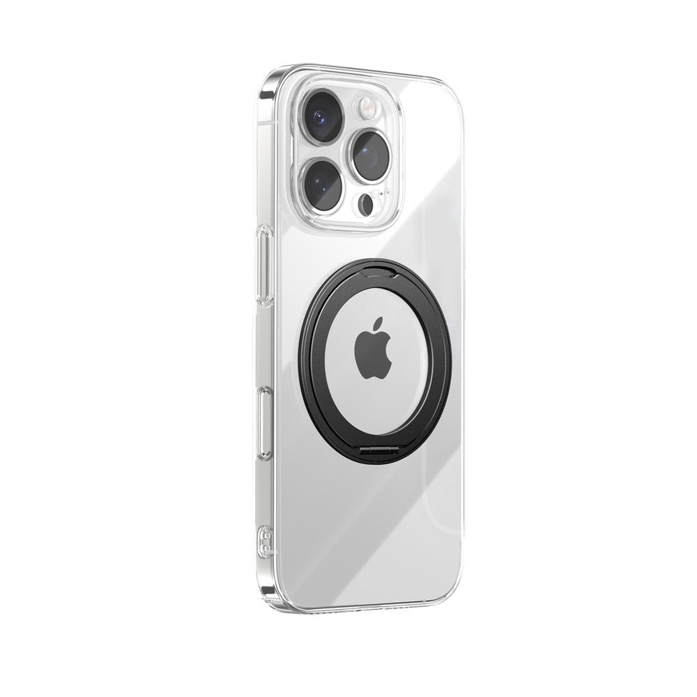 Θήκη Joyroom JR-16JL6 Ultra-Thin MagSafe Compatible με 360° Ring Stand για iPhone 16 Pro Μαύρο | www.lightgear.gr
