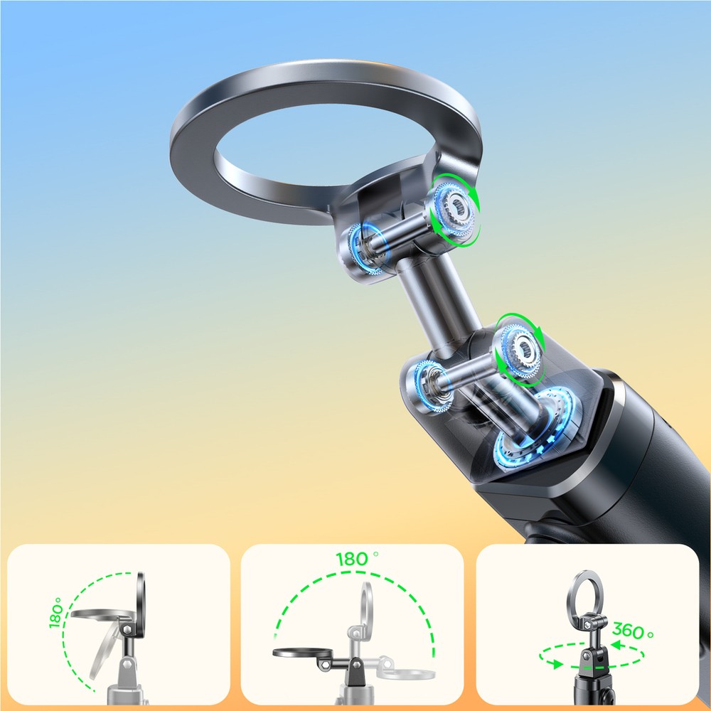 Selfie Stick Joyroom JR-ZS509 MagSafe Compatible με Bluetooth Μαύρο | www.lightgear.gr
