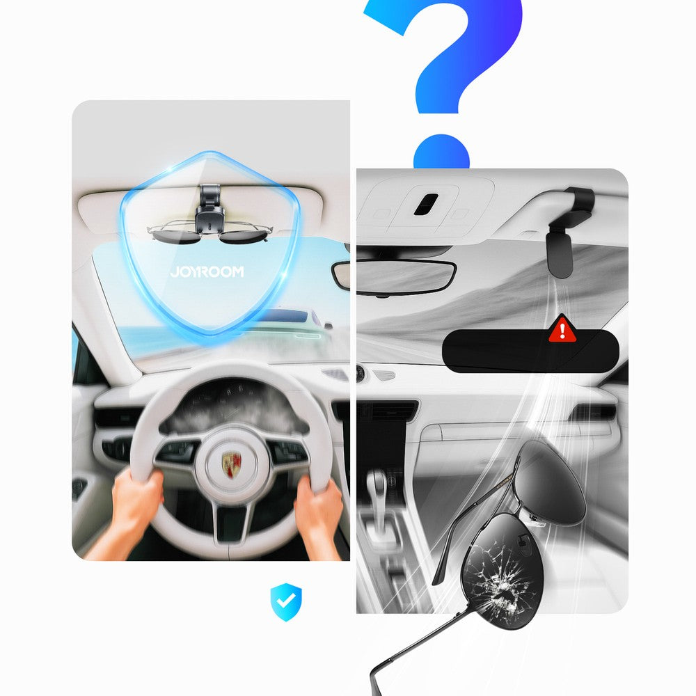 Sun Visor Holder Joyroom JR-ZS511 με Μαγνητικό Clip Μαύρο | www.lightgear.gr