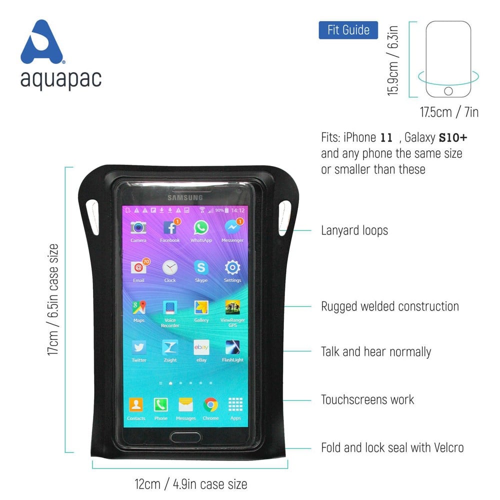 Αδιάβροχη Θήκη Aquapac Trailproof 080 Μαύρη | www.lightgear.gr