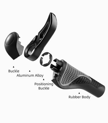 Grips Ποδηλάτου με Horns Rockbros | www.lightgear.gr