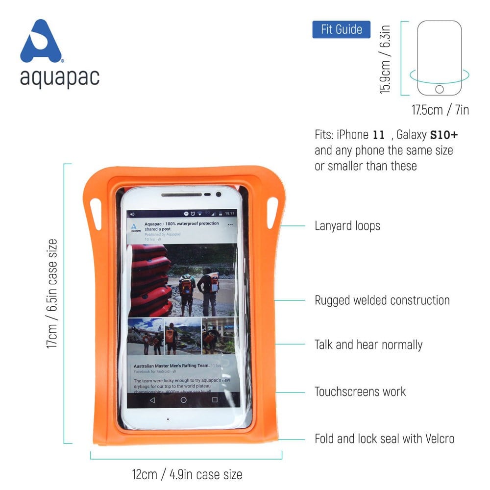 Αδιάβροχη Θήκη Aquapac Trailproof 081 Πορτοκαλί | www.lightgear.gr