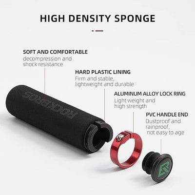 Grips Ποδηλάτου Rockbros Sponge | www.lightgear.gr