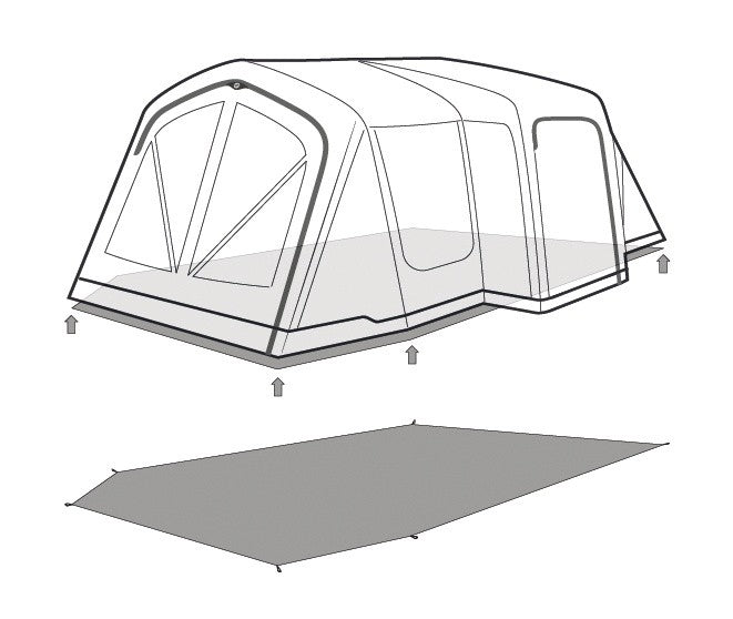 Υπόστρωμα Footprint Outwell για Montana 6 Air | www.lightgear.gr