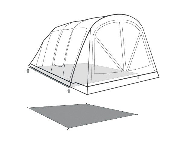 Υπόστρωμα Outwell Footprint για Florida / Alabama 6 Air | www.lightgear.gr