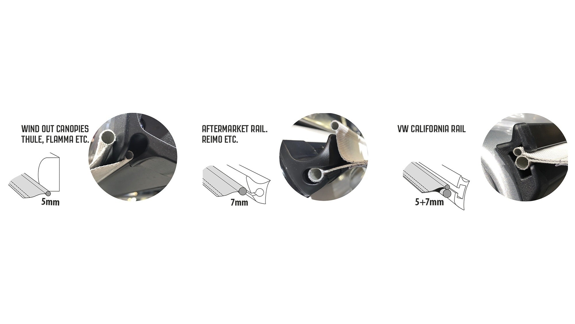 Σετ Σύνδεσης Dual Beading Outwell 7-7+5 mm | www.lightgear.gr