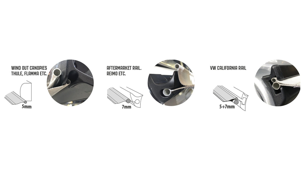 Σετ Σύνδεσης Dual Beading Outwell 7-7+5 mm | www.lightgear.gr