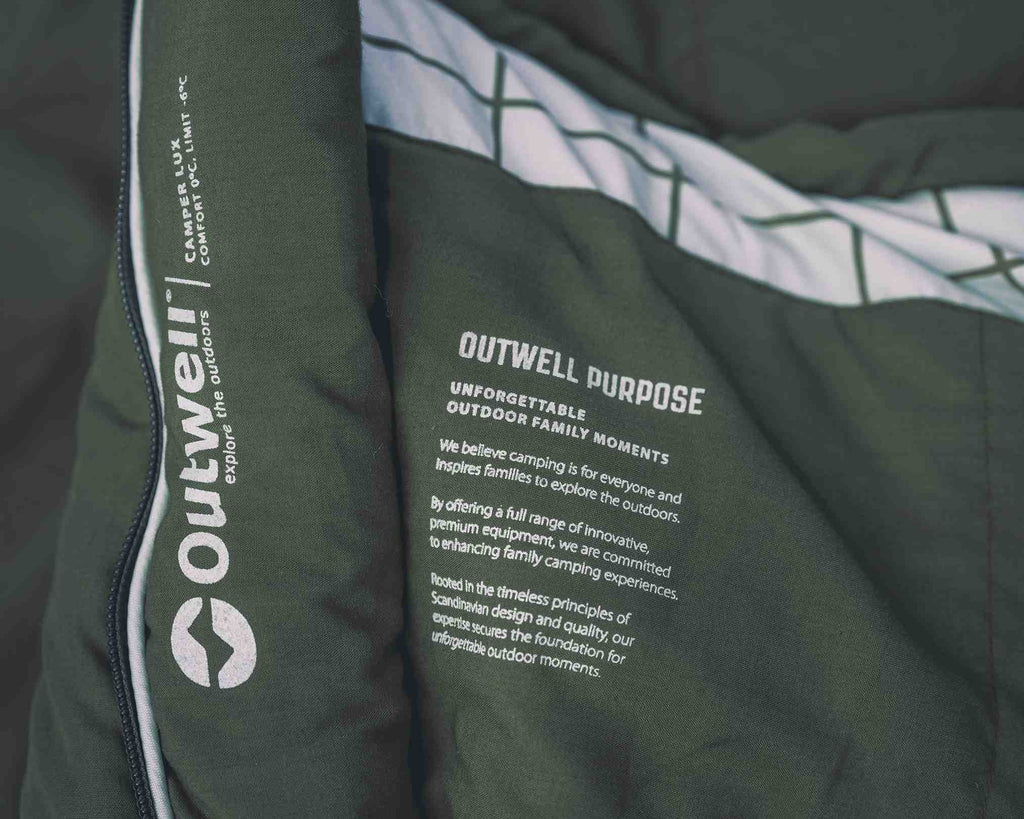 Υπνόσακος Outwell Camper Lux XL Green | www.lightgear.gr