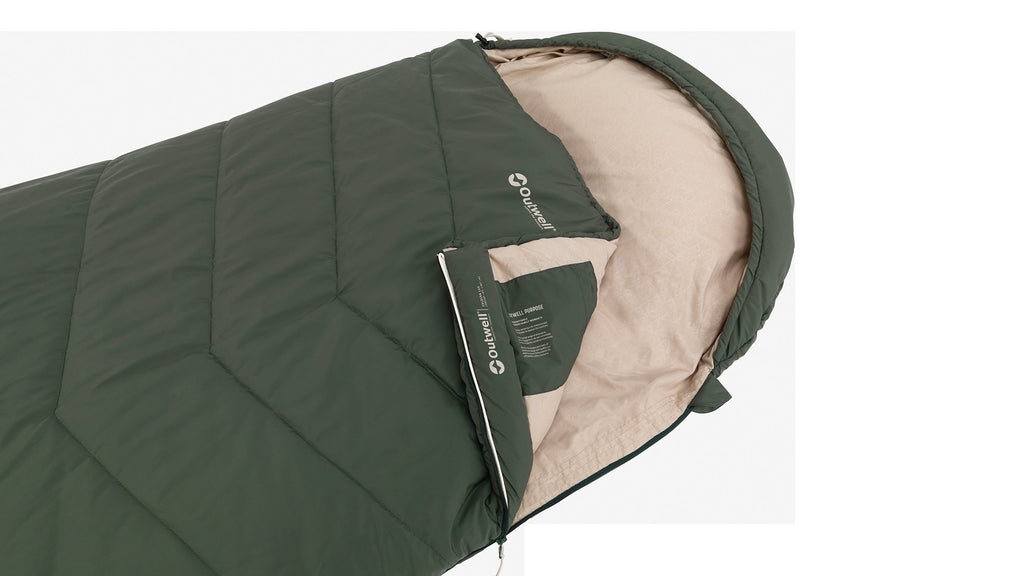 Υπνόσακος Outwell Caldera Lux Green | www.lightgear.gr