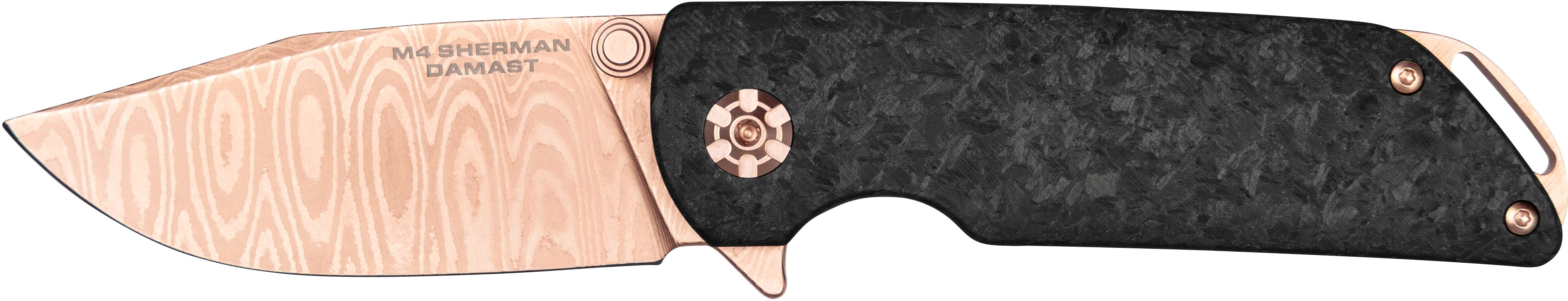 Σουγιάς Boker Solingen M4 Sherman Damast Rose Gold | www.lightgear.gr