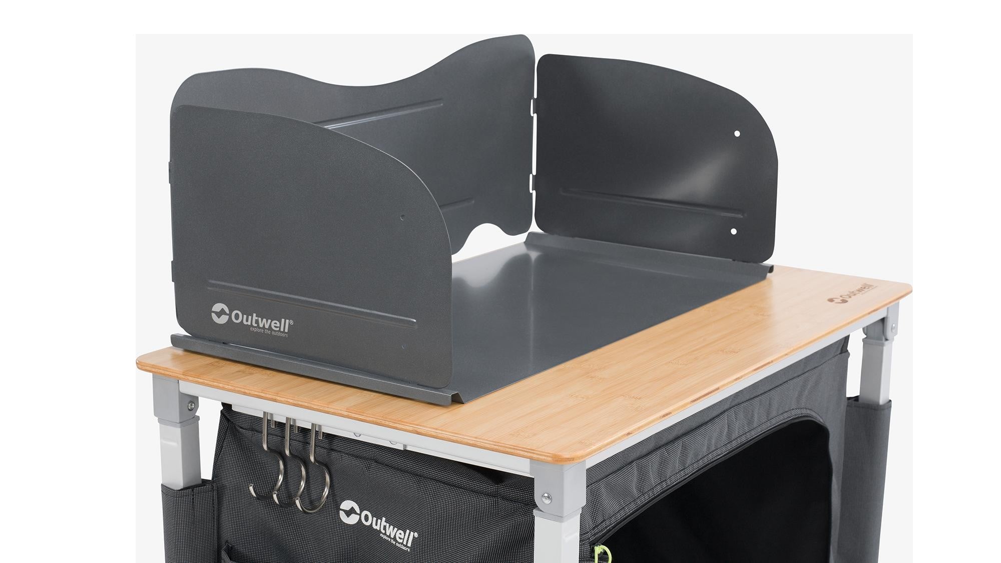 Πλάκα Θερμικής Διασποράς & Αντιανεμικό Outwell Heat Diffusion Plate & Windshield | www.lightgear.gr