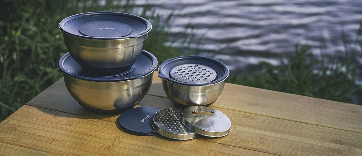 Σετ Μπολ Outwell Chef με Καπάκια και Τρίφτες | www.lightgear.gr