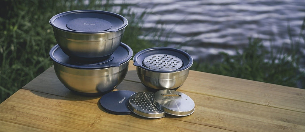 Σετ Μπολ Outwell Chef με Καπάκια και Τρίφτες | www.lightgear.gr