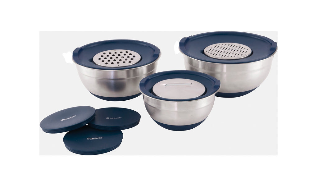 Σετ Μπολ Outwell Chef με Καπάκια και Τρίφτες | www.lightgear.gr