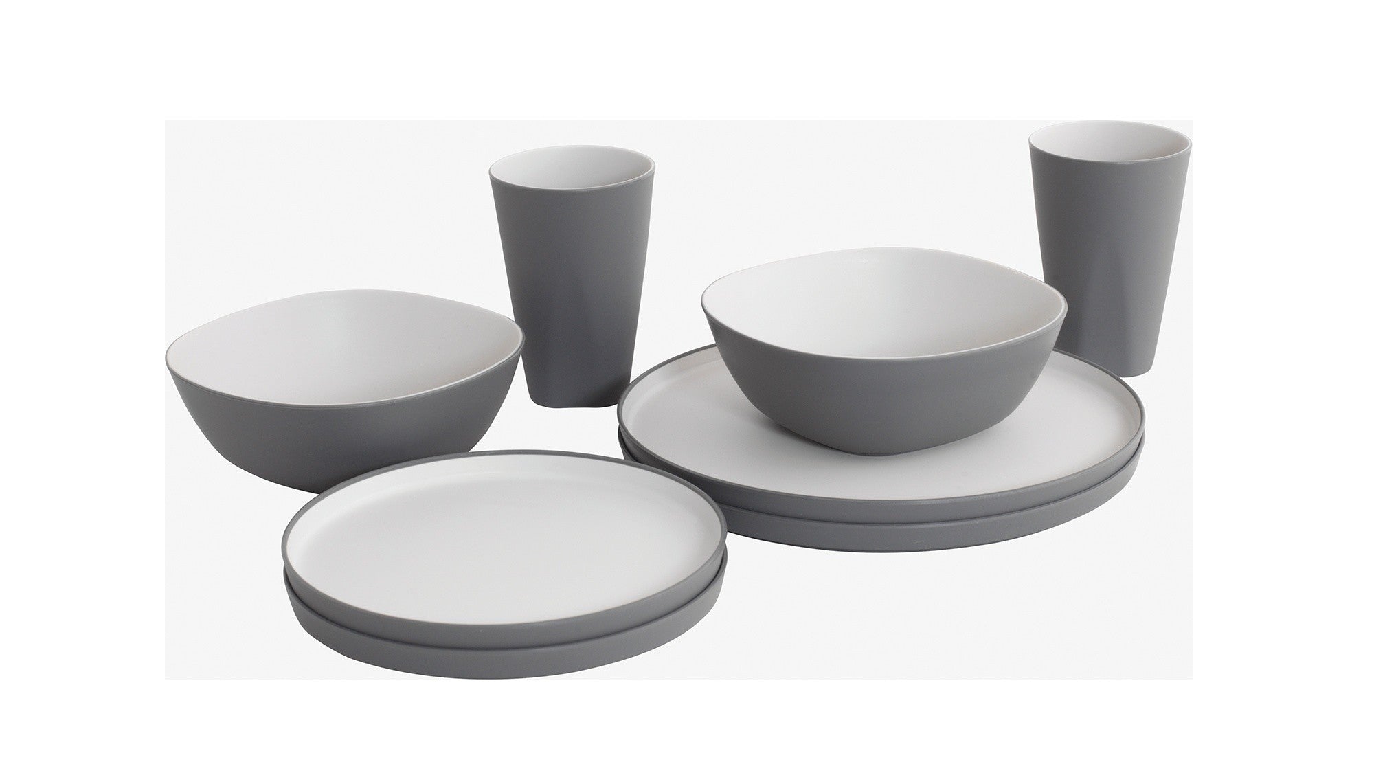 Σετ Δείπνου Outwell Gala 2 Ατόμων Grey Mist | www.lightgear.gr