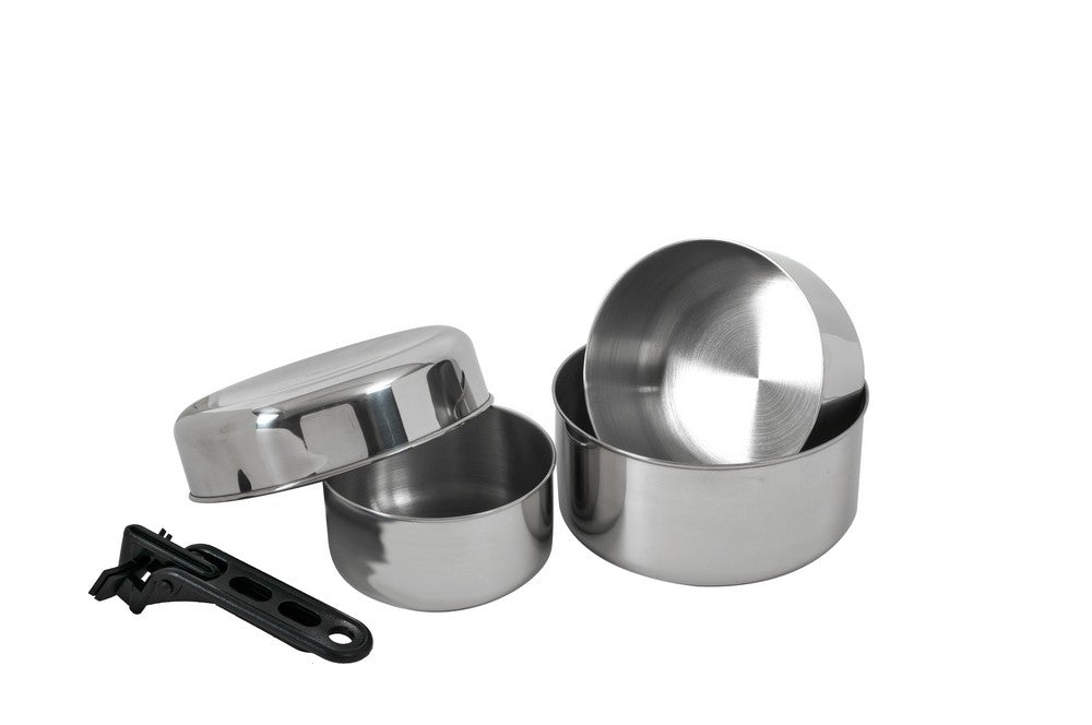 Σετ Μαγειρέματος Biwak Steel 2 Ατόμων | www.lightgear.gr