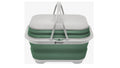 Λεκάνη Πλυσίματος Outwell Collaps με Χερούλι & Καπάκι Shadow Green | www.lightgear.gr