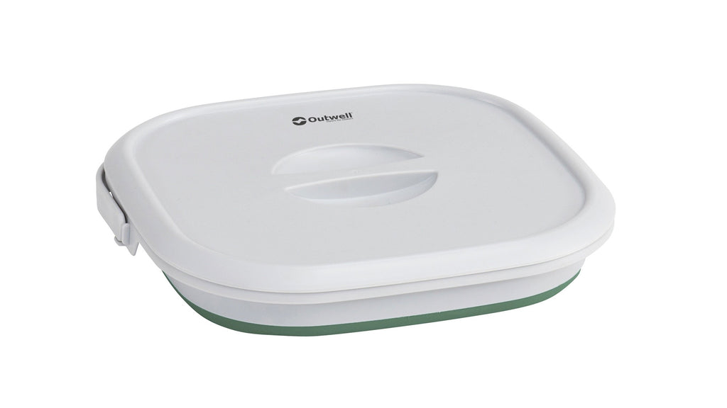 Κουβάς Πτυσσόμενος Outwell Collaps Square με Καπάκι Shadow Green | www.lightgear.gr