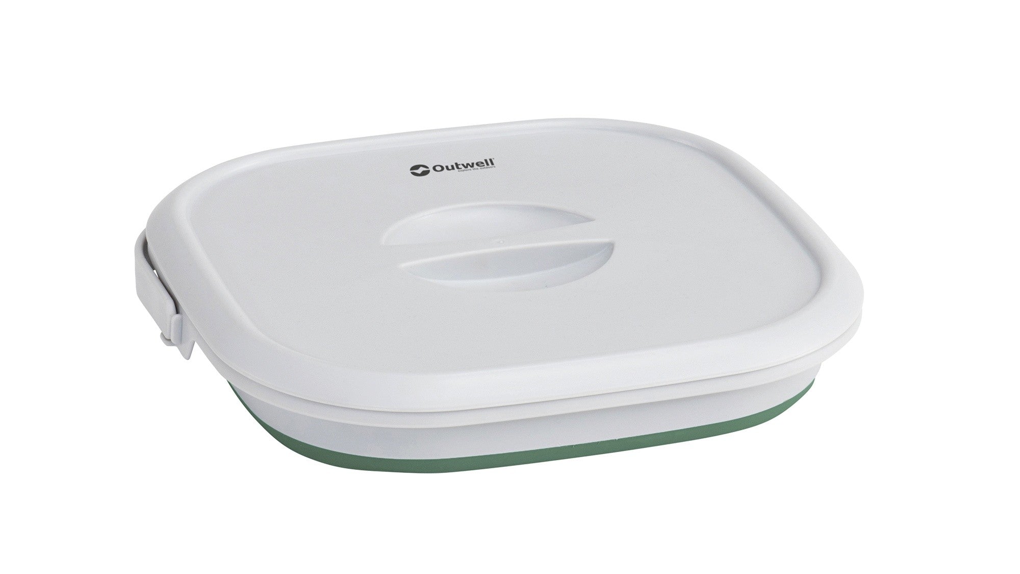 Κουβάς Πτυσσόμενος Outwell Collaps Square με Καπάκι Shadow Green | www.lightgear.gr