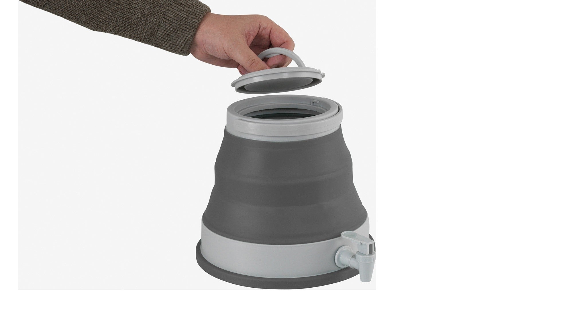 Δοχείο Νερού Collaps Outwell 6L Grey Mist | www.lightgear.gr