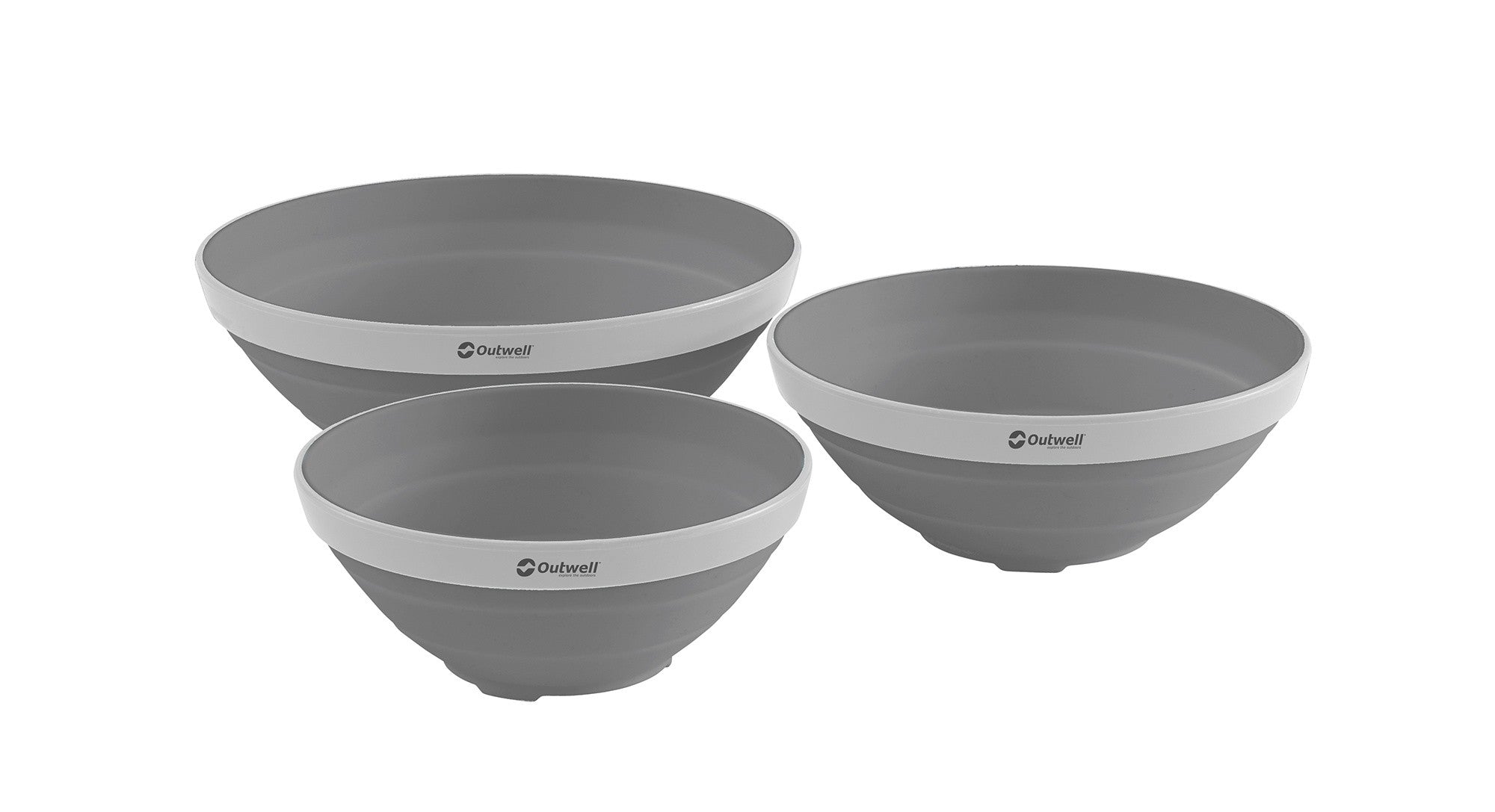 Σετ Πτυσσόμενα Μπολ Outwell Collaps Grey Mist | www.lightgear.gr