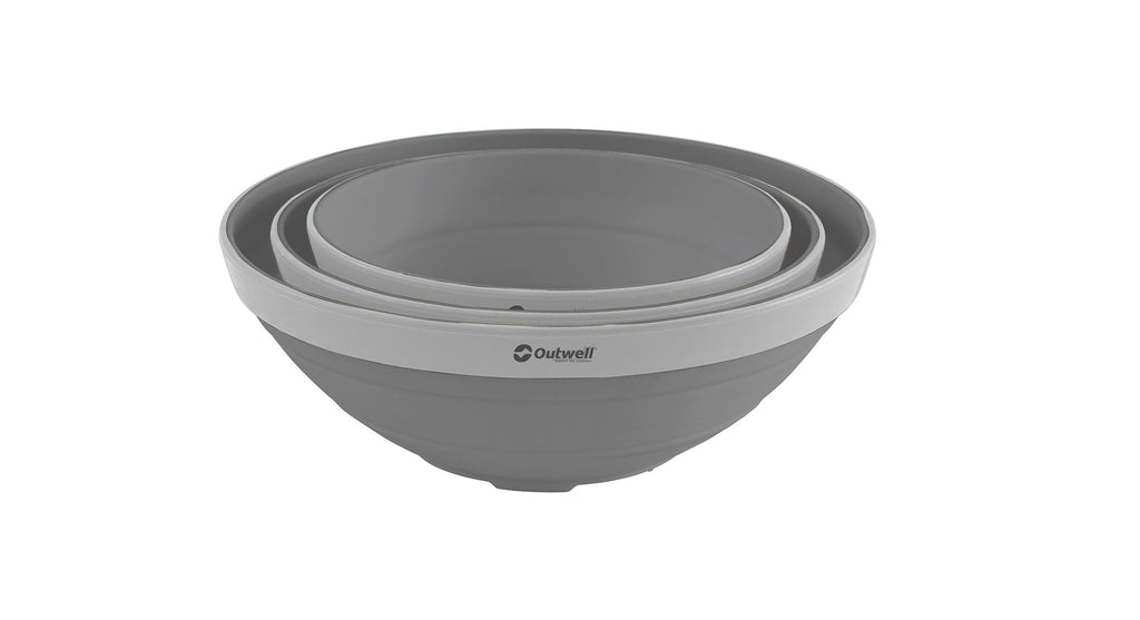 Σετ Πτυσσόμενα Μπολ Outwell Collaps Grey Mist | www.lightgear.gr