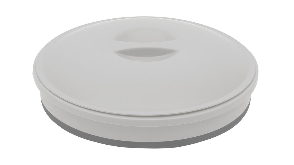Κουβάς Πτυσσόμενος Outwell Collaps Round με Καπάκι Grey Mist | www.lightgear.gr