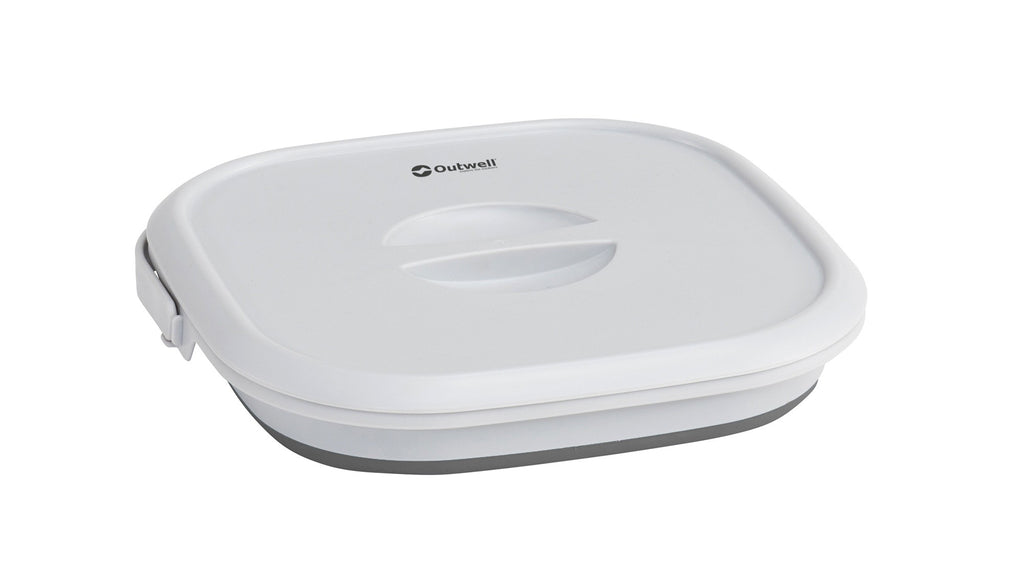 Κουβάς Πτυσσόμενος Outwell Collaps Square με Καπάκι Grey Mist | www.lightgear.gr