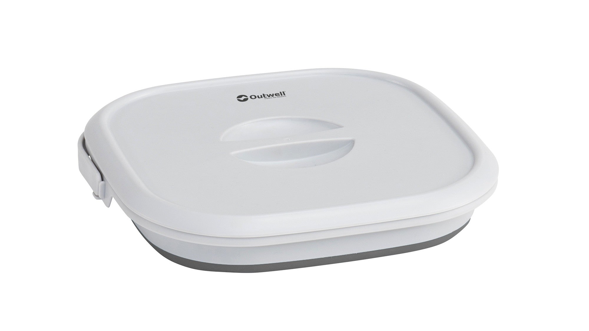 Κουβάς Πτυσσόμενος Outwell Collaps Square με Καπάκι Grey Mist | www.lightgear.gr