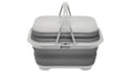 Λεκάνη Πλυσίματος Collaps Outwell με Χερούλι & Καπάκι Grey Mist | www.lightgear.gr
