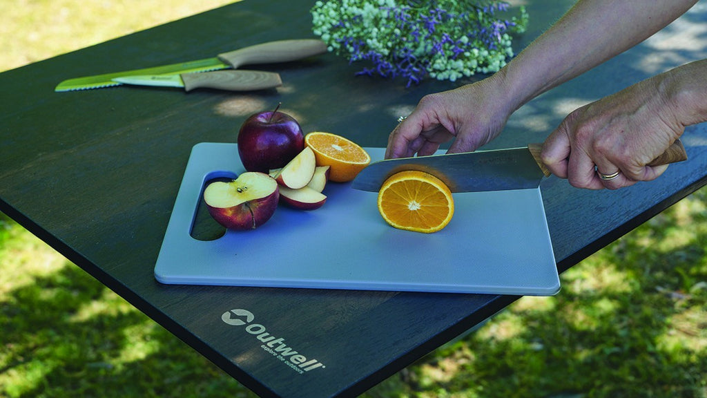 Σετ Μαχαιριών Outwell Caldas με Επιφάνεια Κοπής | www.lightgear.gr