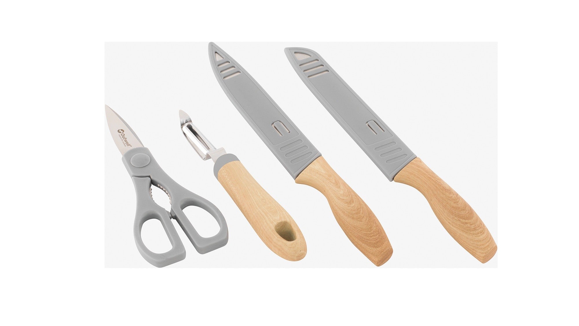Σετ Μαχαιριών Outwell Chena με Peeler & Ψαλίδι | www.lightgear.gr