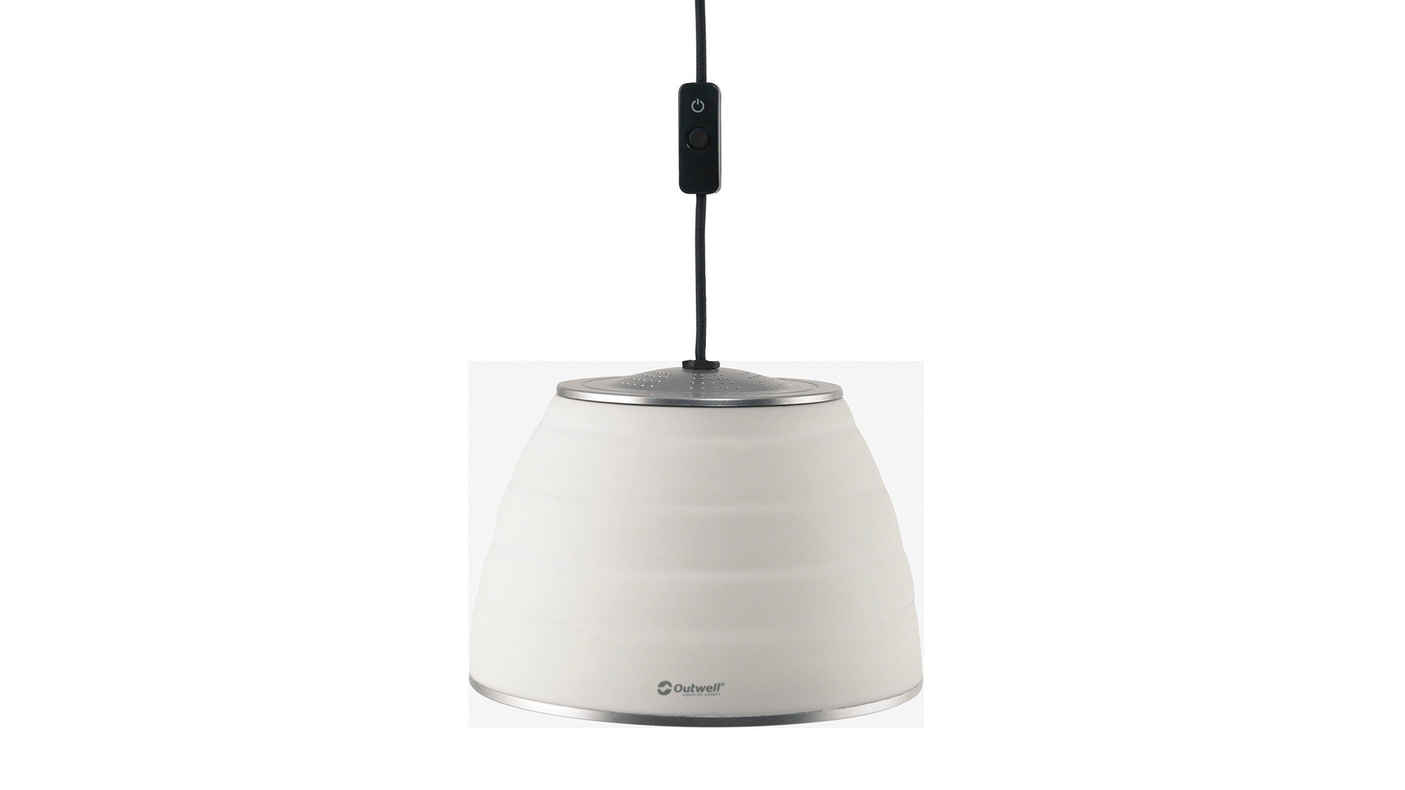 Φωτιστικό Κρεμαστό Πτυσσόμενο Outwell Leonis Lux Cream White USB-C | www.lightgear.gr
