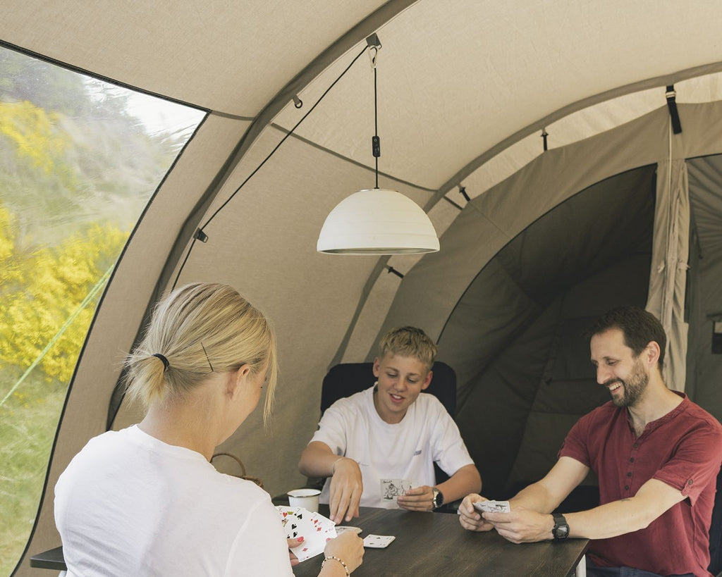 Φωτιστικό Κρεμαστό Αναδιπλούμενο Outwell Pollux Lux Cream White USB-C | www.lightgear.gr