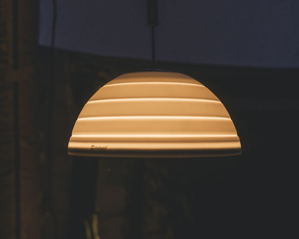 Φωτιστικό Κρεμαστό Αναδιπλούμενο Outwell Pollux Lux Cream White USB-C | www.lightgear.gr