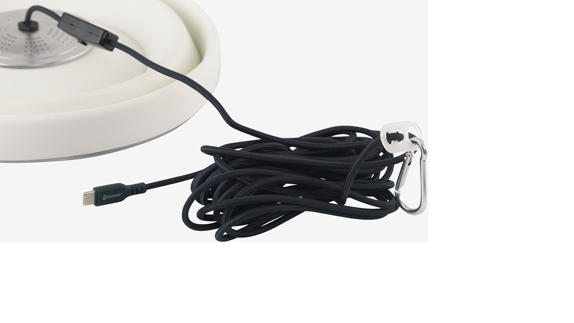 Φωτιστικό Κρεμαστό Αναδιπλούμενο Outwell Pollux Lux Cream White USB-C | www.lightgear.gr