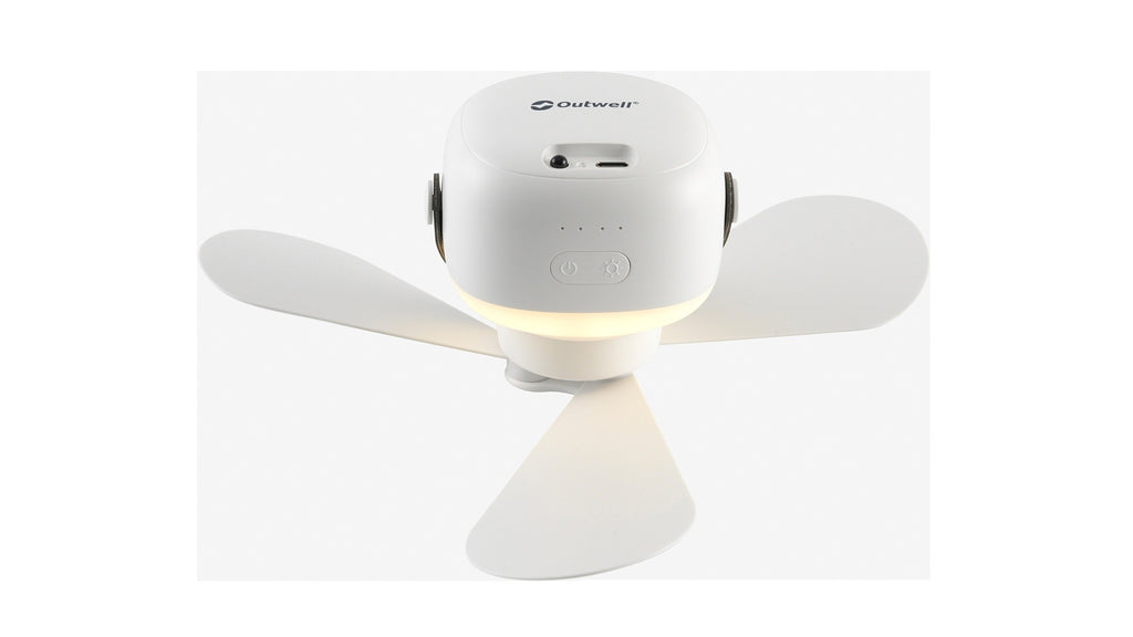 Ανεμιστήρας Οροφής Με Φωτισμό Outwell Aurelios Rechargeable Fan | www.lightgear.gr