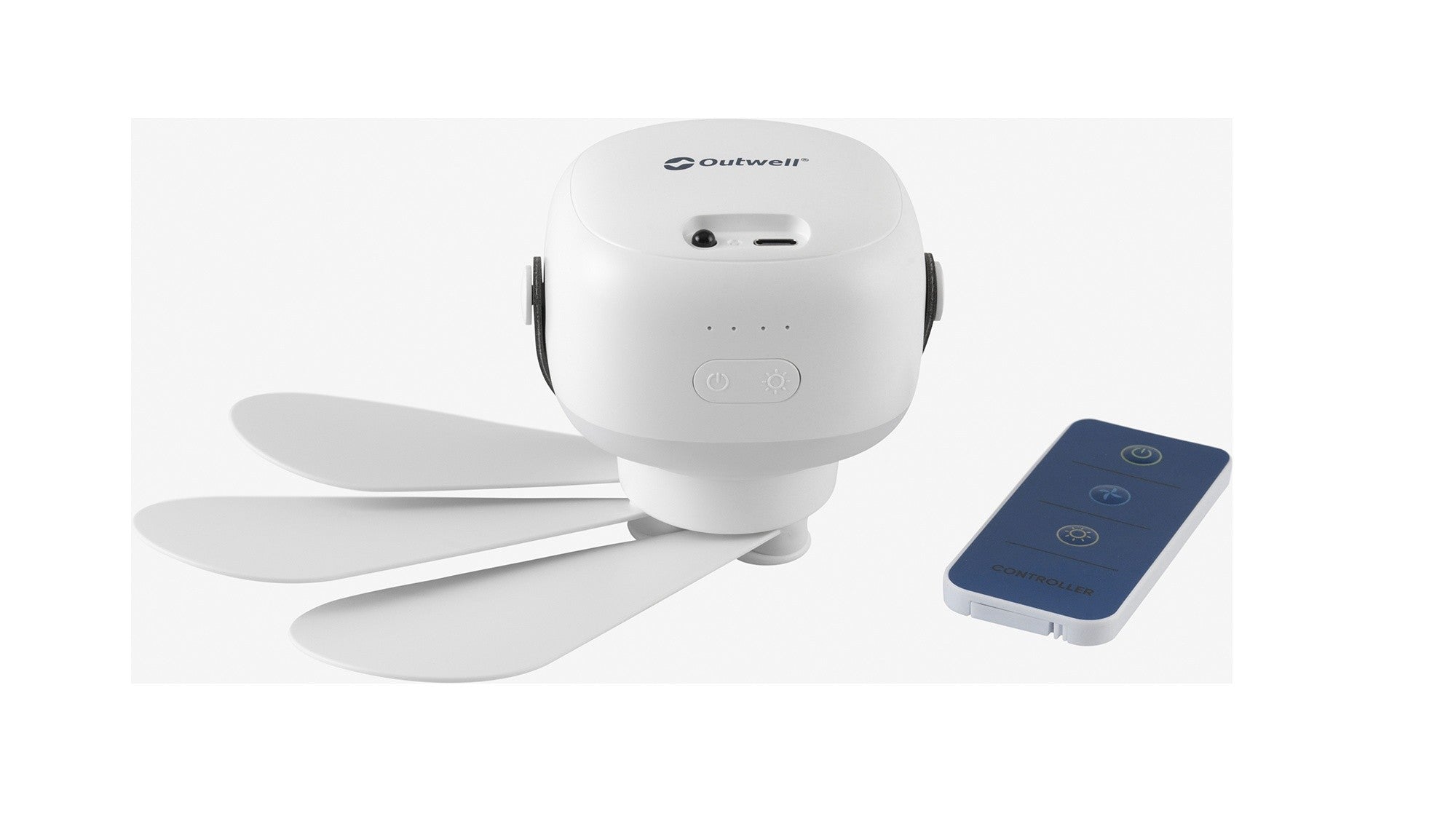 Ανεμιστήρας Οροφής Με Φωτισμό Outwell Aurelios Rechargeable Fan | www.lightgear.gr