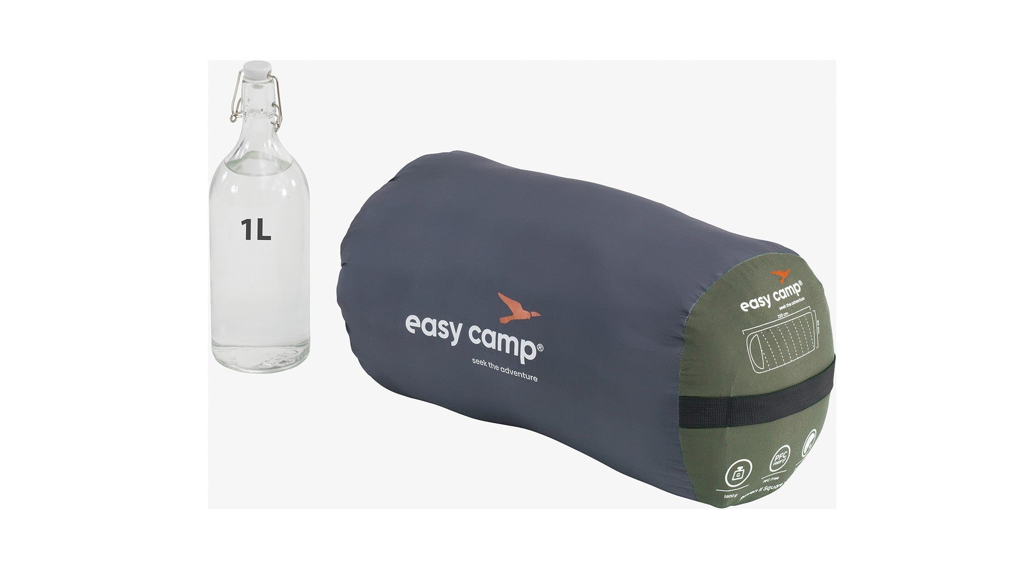 Υπνόσακος Easy Camp Raven II Square -3°C | www.lightgear.gr