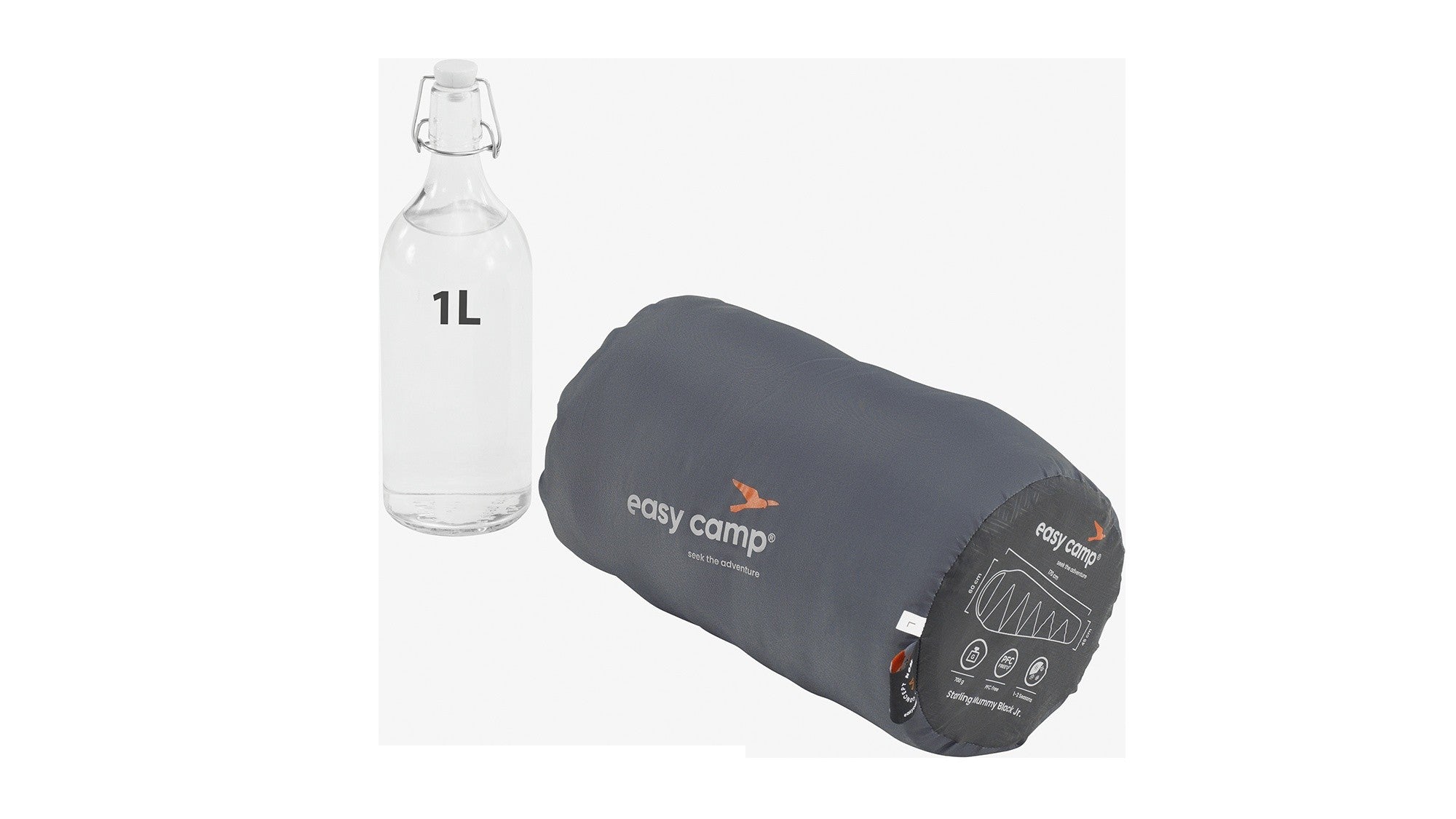 Υπνόσακος Easy Camp Starling Mummy Black Jr. | www.lightgear.gr