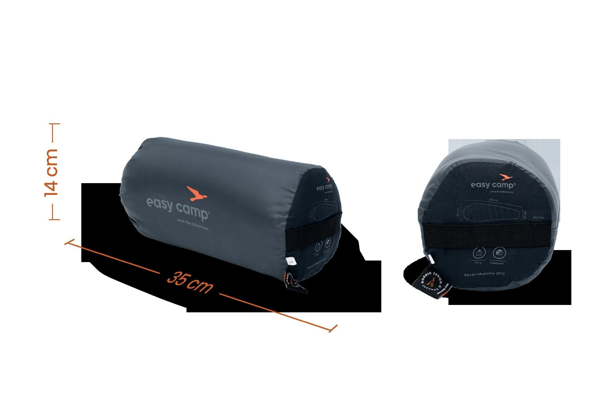 Υπνόσακος Easy Camp Raven Mummy 13°C | www.lightgear.gr