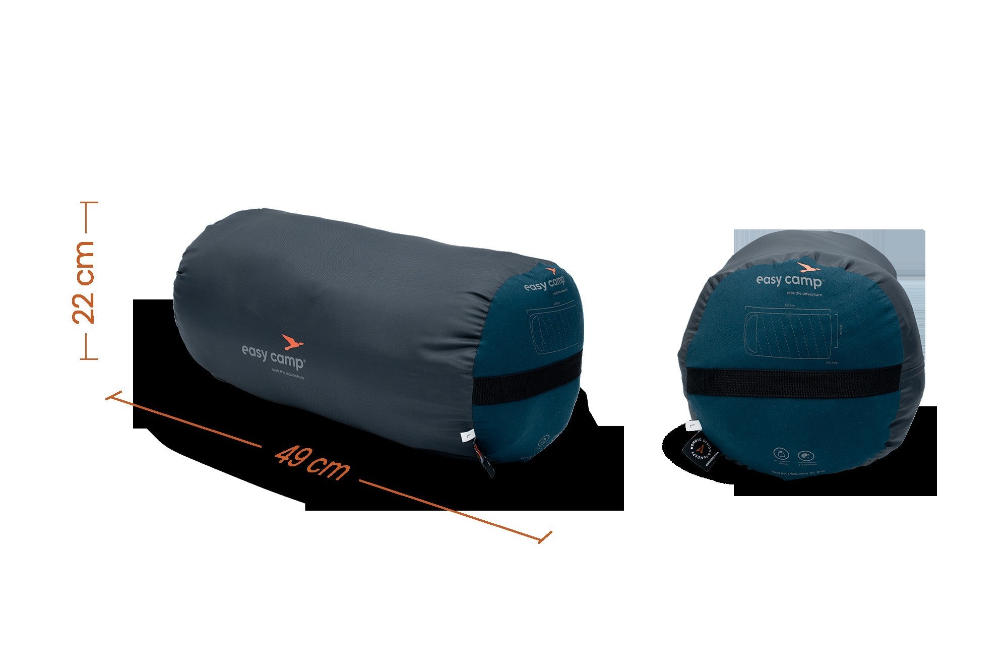 Υπνόσακος Easy Camp Raven I Square XL 5°C | www.lightgear.gr