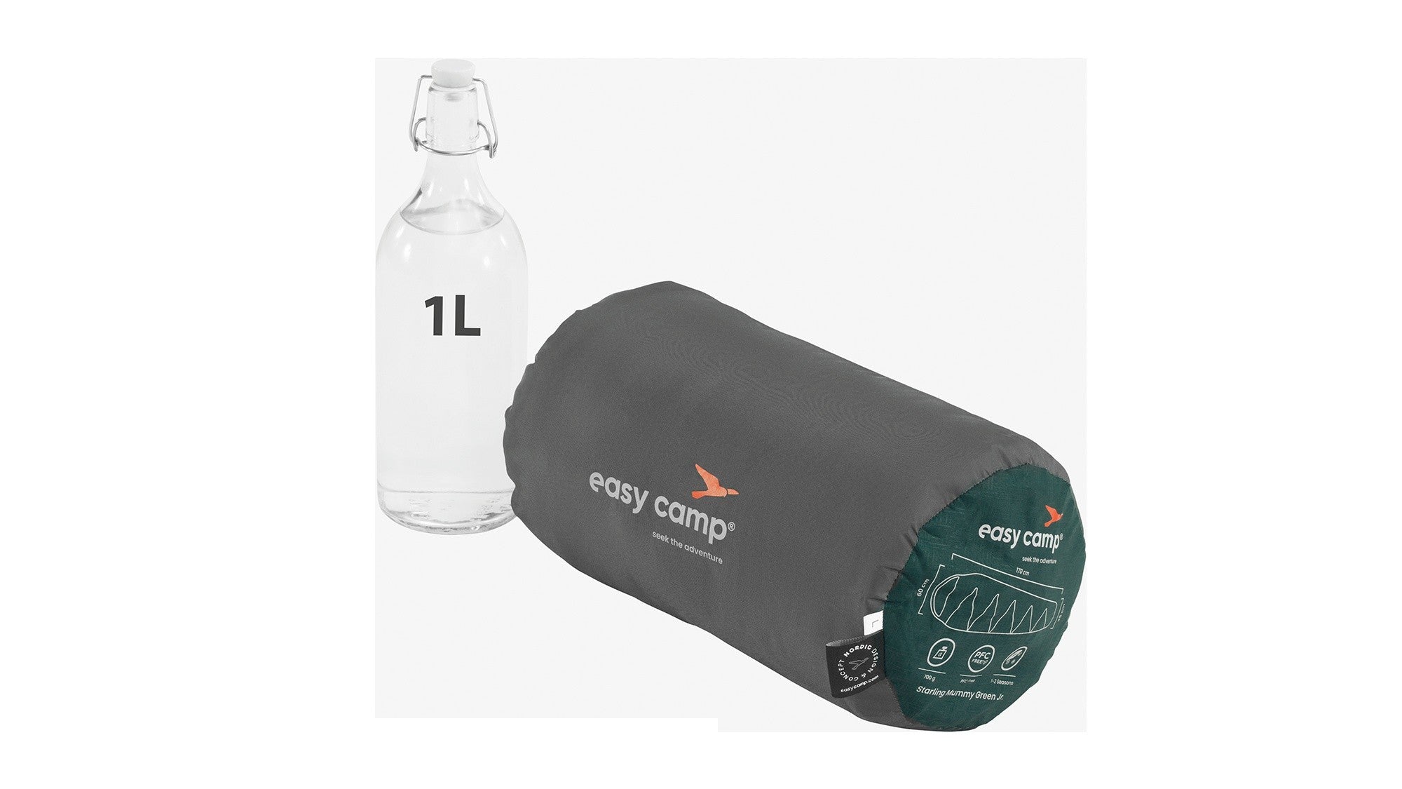 Υπνόσακος Easy Camp Starling Mummy Green Jr. | www.lightgear.gr
